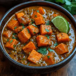 If you’re searching for a comforting, flavorful, and nutritious meal, look no further than the Spiced Sweet Potato & Lentil Bliss. This dish is not only a feast for the taste buds, but it also packs a powerful nutritional punch, making it an excellent choice for anyone looking to incorporate healthier options into their diet. With its vibrant colors and enticing aromas, this recipe brings together the earthy sweetness of sweet potatoes and the hearty texture of lentils, creating a satisfying experience that is both filling and nourishing.
