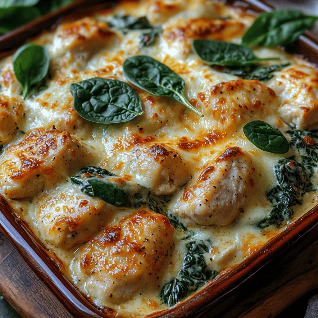 If you're searching for a dish that combines comfort, nutrition, and incredible flavor, look no further than Creamy Spinach Chicken Delight. This delightful recipe is not only a feast for the eyes, with its vibrant greens and creamy textures, but it also delivers on taste and health benefits. Spinach, often hailed as a superfood, is rich in vitamins and minerals, while chicken provides a lean source of protein. Together, they create a dish that is as wholesome as it is satisfying.