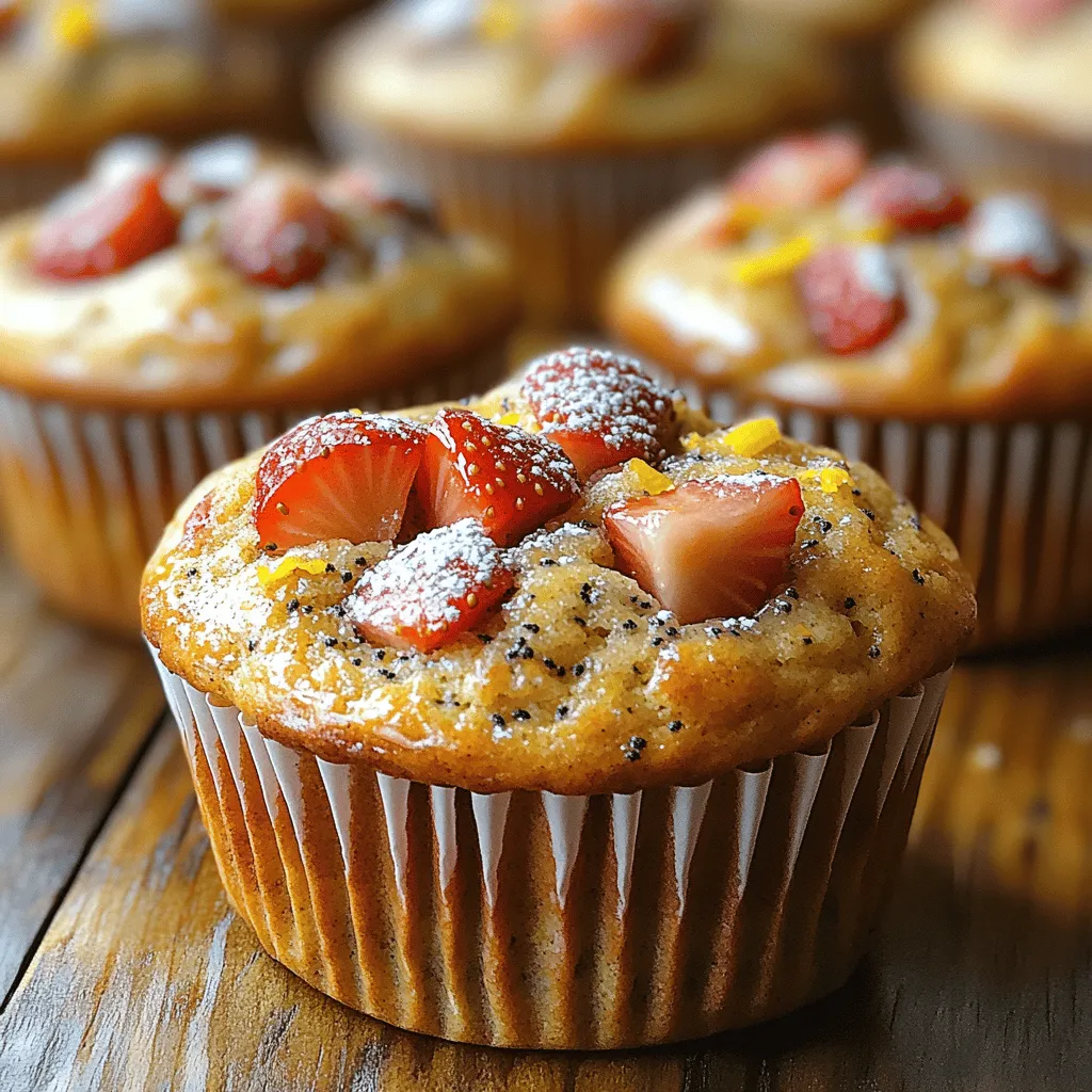 Baking is an art form that brings warmth and joy to our kitchens, especially during the vibrant summer months when fresh produce is at its peak. One of the most delightful ways to celebrate the season is by creating Sweet Sunrise Strawberry Lemon Poppy Seed Muffins. This recipe not only captures the essence of summer with its bright, fruity flavors but also provides a nourishing start to your day, making it a perfect addition to breakfast or brunch gatherings.