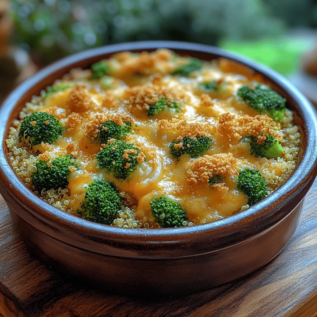 In the realm of comfort food, few dishes can compete with the hearty, satisfying nature of a casserole. The Broccoli Cheddar Quinoa Casserole stands out as a healthy yet indulgent option that marries nutritious ingredients with rich, flavorful profiles. This dish is not only a feast for the taste buds but also a celebration of wholesome ingredients, making it a popular choice for family dinners, potlucks, or any gathering where good food brings people together.