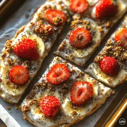 As the temperatures rise and summer approaches, the craving for refreshing treats becomes irresistible. Frozen snacks have gained popularity as a delicious and healthy option, especially for families looking to cool down during those hot days. One delightful recipe that perfectly embodies this trend is the Frozen Strawberry Banana Bark. This easy-to-make dessert is not only a feast for the eyes but also a nutritious choice that satisfies your sweet tooth without the guilt.