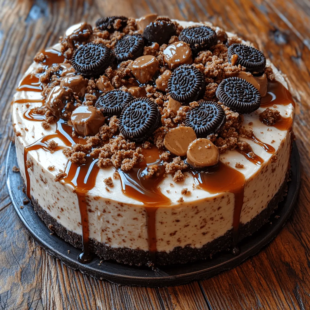 Indulging in a rich, creamy dessert can elevate any occasion, and what better way to satisfy your sweet tooth than with a Decadent No Bake Oreo Peanut Butter Cup Cheesecake? This delightful treat combines the beloved flavors of Oreo cookies and creamy peanut butter, all while being easy to prepare without the need for baking. The cheesecake is perfect for any dessert lover, offering a luscious texture and a symphony of flavors that will leave your guests raving for more.