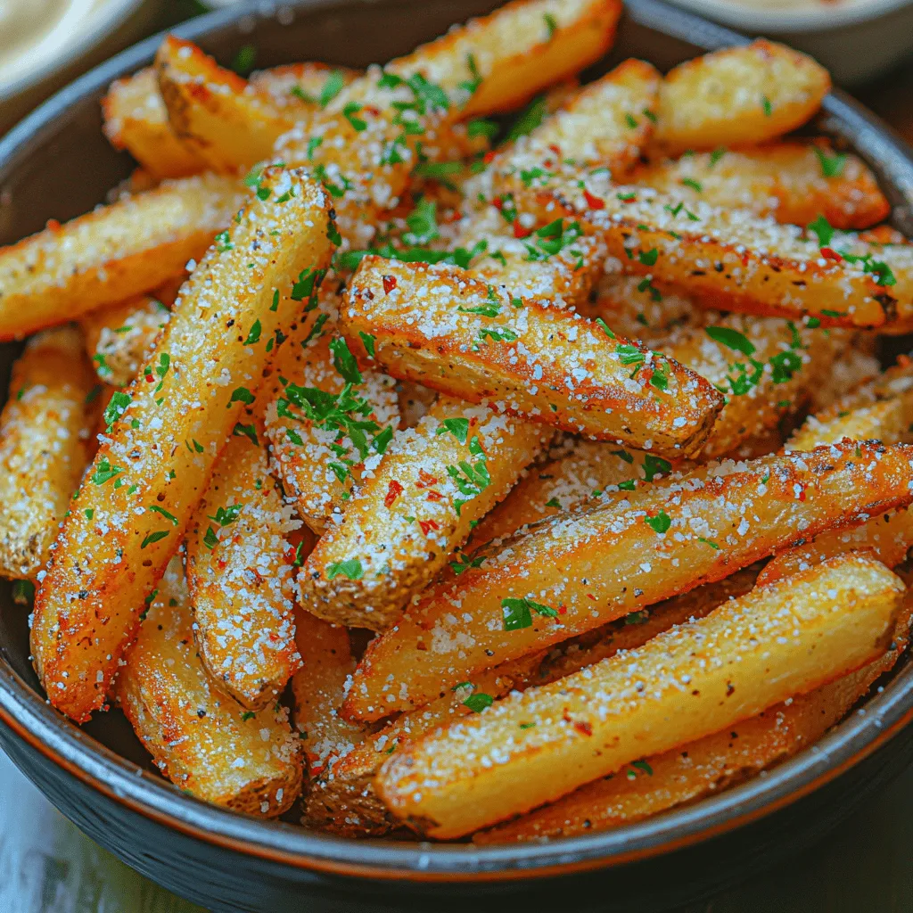 In recent years, air fryers have skyrocketed in popularity as a kitchen essential for health-conscious home cooks. These innovative appliances allow you to create deliciously crispy foods without the excessive oil typically associated with traditional frying methods. One dish that perfectly embodies this trend is the Golden Crunch Air Fryer Garlic Parmesan Fries. This recipe not only satisfies your craving for crispy fries but also manages to balance both flavor and health, making it a win-win for everyone.