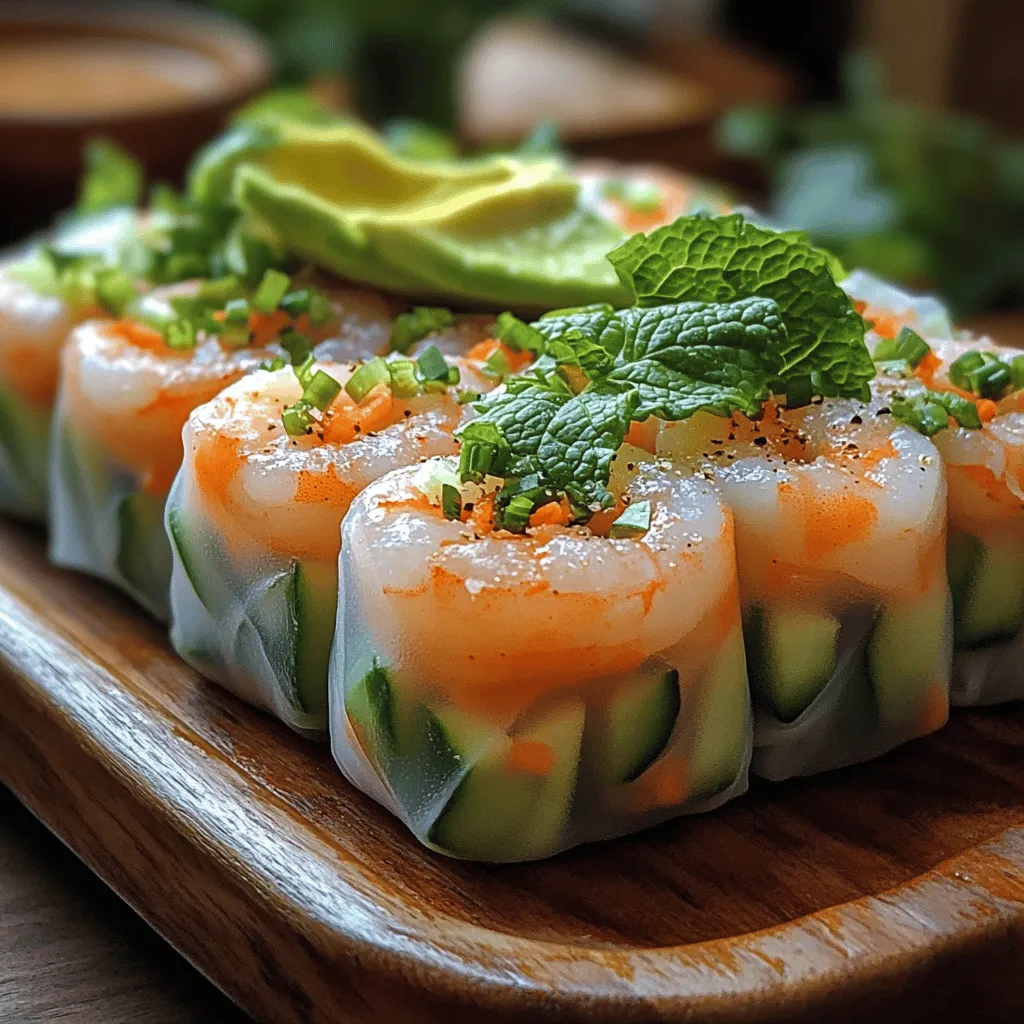 Understanding the components of Shrimp Spring Bliss Rolls is crucial for achieving the perfect flavor and texture. Let’s delve into each ingredient and its role in this refreshing dish: