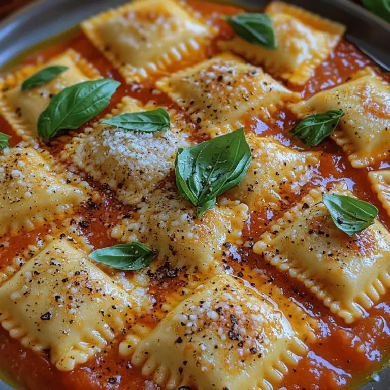 To fully appreciate Ravioli al Pomodoro e Aglio, it’s essential to delve into the history and cultural significance of ravioli in Italian cuisine. Originating from the Lombardy region of Italy, ravioli can be traced back to the Middle Ages, with early references appearing in cookbooks from the 14th century. Traditionally, ravioli were made by hand, with families passing down their unique recipes through generations. This artisanal approach to pasta-making has contributed to ravioli’s esteemed status in Italian culinary tradition.