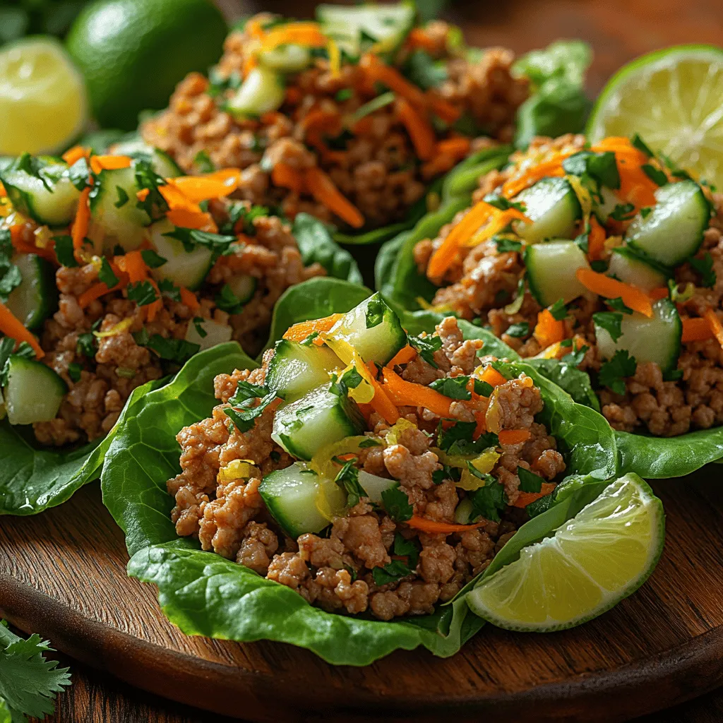 In the world of healthy eating, lettuce wraps have emerged as a popular and versatile option for those looking to enjoy a lighter meal without sacrificing flavor. These delightful wraps utilize crisp, fresh lettuce leaves as a substitute for traditional bread or tortillas, making them an excellent choice for anyone seeking to reduce carbs or increase their vegetable intake. One standout variant of this dish is the Zesty Lemon Garlic Chicken Lettuce Wraps, which combine the savory richness of chicken with the refreshing brightness of lemon and the aromatic allure of garlic.