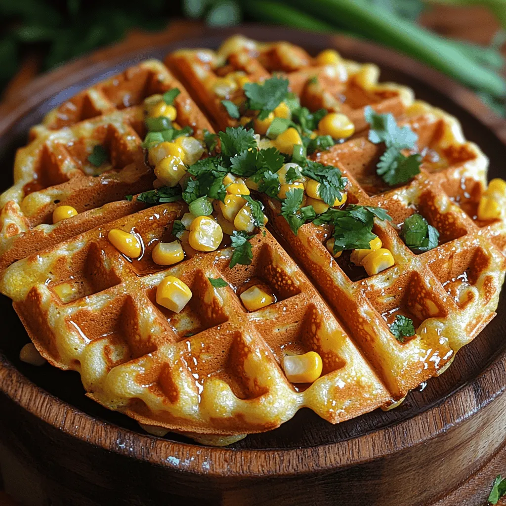 What makes sweet corn fritter waffles stand out is their unique flavor profile. The natural sweetness of the corn is complemented by savory and slightly spicy elements from the addition of garlic and black pepper. This combination creates a harmonious balance that is both satisfying and flavorful. The dish’s versatility allows it to fit various occasions and dietary preferences. For those who follow a plant-based diet, simply substitute dairy ingredients with plant-based alternatives, and you’ll still enjoy the same wonderful taste and texture.