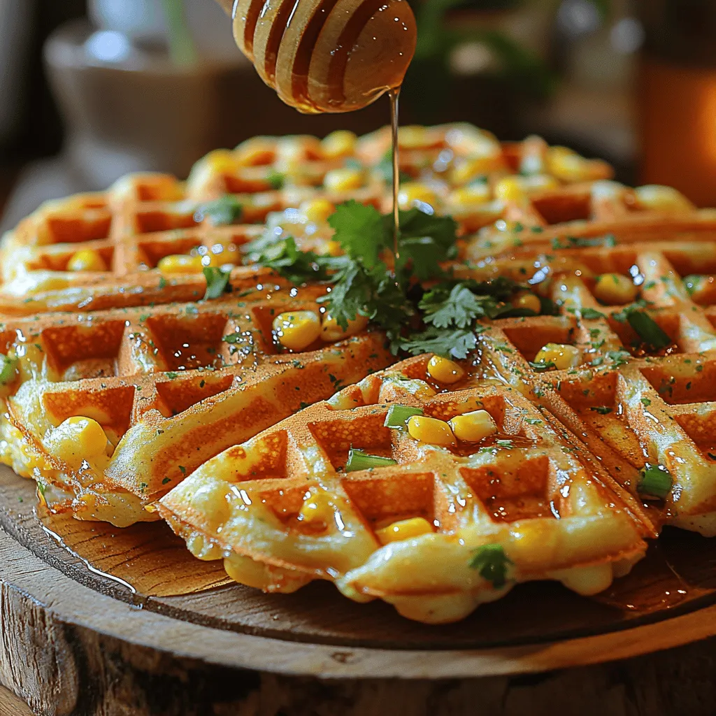 What makes sweet corn fritter waffles stand out is their unique flavor profile. The natural sweetness of the corn is complemented by savory and slightly spicy elements from the addition of garlic and black pepper. This combination creates a harmonious balance that is both satisfying and flavorful. The dish’s versatility allows it to fit various occasions and dietary preferences. For those who follow a plant-based diet, simply substitute dairy ingredients with plant-based alternatives, and you’ll still enjoy the same wonderful taste and texture.