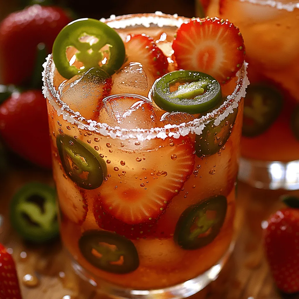 The foundation of any great cocktail lies in its ingredients. Each component of the Spicy Strawberry Bliss Margarita plays a crucial role in achieving the perfect balance of flavors. In this section, we will explore each ingredient, highlighting their roles and the reasons for their selection.