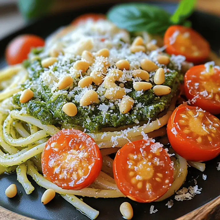 Basil Bliss Spaghetti is a delightful dish that perfectly encapsulates the essence of Italian cuisine, highlighting the vibrant flavors of fresh ingredients and the simplicity of home-cooked meals. This pasta dish is not only visually appealing but also tantalizingly delicious, making it a favorite among both novice cooks and seasoned chefs. The allure of Basil Bliss Spaghetti lies in its ability to transform a handful of fresh ingredients into a stunning meal, ideal for any occasion, whether it be a casual weeknight dinner, a gathering with friends, or a romantic evening at home.