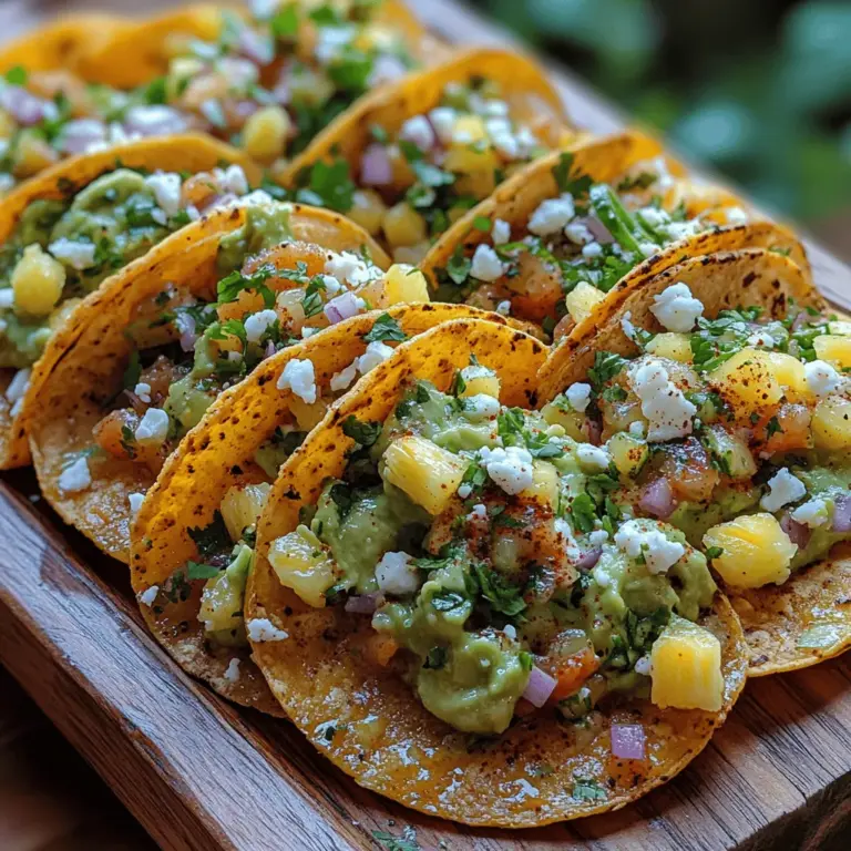 Exploring vibrant flavors and textures in food can transport us to a tropical paradise, and what better way to indulge in that experience than with a recipe for Tropical Bliss Tostada Flats? This delightful dish combines the creamy richness of avocado with the refreshing sweetness of pineapple, creating a perfect harmony of tastes. The combination of these ingredients not only provides a feast for the palate but also offers a visual treat with its vivid colors and appealing presentation.