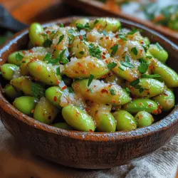 Parmesan Garlic Edamame is a delightful and nutritious dish that has recently gained popularity as a trendy appetizer and snack. This dish offers a unique twist on traditional edamame, combining the rich, savory flavor of Parmesan cheese with the aromatic essence of garlic. It’s not just a treat for the taste buds; it also delivers a healthy punch, making it a perfect option for those looking to indulge without the guilt. Whether you’re enjoying a cozy night at home or hosting a gathering with friends, Parmesan Garlic Edamame is sure to impress.