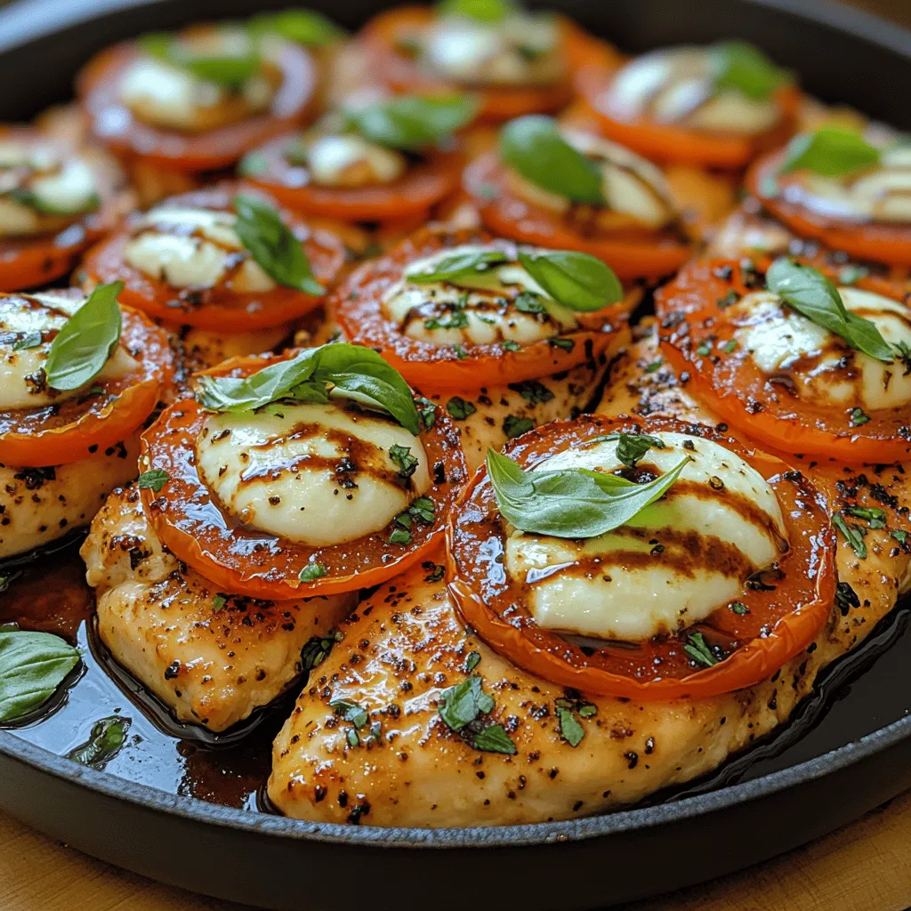 Welcome to the world of Caprese Chicken Delight, a dish that perfectly encapsulates the essence of Italian cuisine with its fresh ingredients and vibrant flavors. This delightful recipe combines succulent chicken breasts with layers of creamy mozzarella, ripe tomatoes, and aromatic basil, all drizzled with a tangy balsamic glaze. It is no wonder that Caprese Chicken has become a beloved choice among home cooks and food enthusiasts alike, thanks to its simplicity and the balance of flavors that come together beautifully.