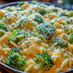 If you're on the hunt for a dish that strikes the perfect balance between comfort and nutrition, look no further than Velvety Broccoli Cheddar Orzo. This creamy delight not only showcases the vibrant green of broccoli but also envelops it in a luscious cheddar cheese sauce, delivering a satisfying meal that warms the soul. Whether you’re preparing a quick weeknight dinner, hosting a family gathering, or planning meals for the week ahead, this dish is a versatile choice that suits any occasion.