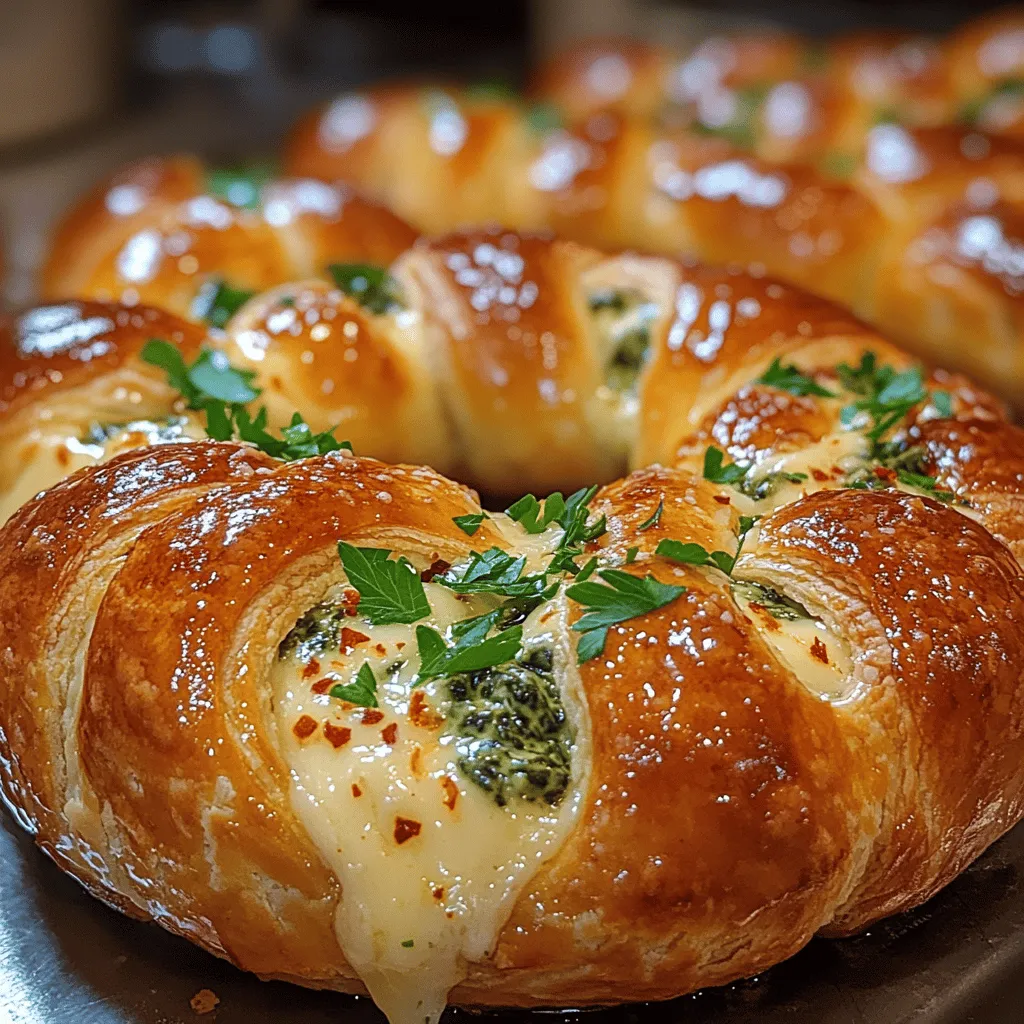 When it comes to entertaining, few things can captivate a gathering like cheesy appetizers. The gooey, rich flavors of cheese paired with fresh ingredients create an irresistible combination that is sure to impress. Whether it's a cozy family get-together, a festive holiday party, or a casual game night, sharing food that brings people together is what makes these moments memorable. One standout recipe that has captured the hearts and taste buds of many is the Cheesy Spinach Dip Bread Ring.