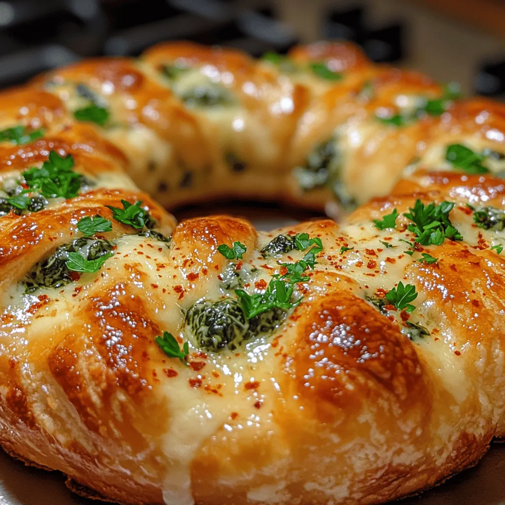 When it comes to entertaining, few things can captivate a gathering like cheesy appetizers. The gooey, rich flavors of cheese paired with fresh ingredients create an irresistible combination that is sure to impress. Whether it's a cozy family get-together, a festive holiday party, or a casual game night, sharing food that brings people together is what makes these moments memorable. One standout recipe that has captured the hearts and taste buds of many is the Cheesy Spinach Dip Bread Ring.
