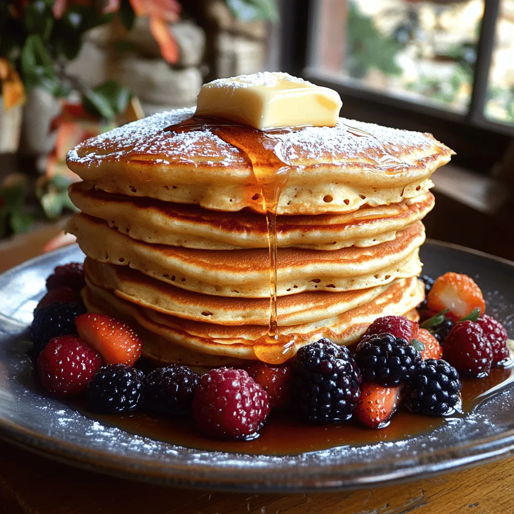 Few dishes can rival the comforting allure of pancakes, especially on a lazy weekend morning. Fluffy, golden-brown, and served warm with a drizzle of maple syrup, pancakes have become a beloved breakfast staple across cultures. Among the many variations available, buttermilk pancakes stand out for their delightful texture and rich flavor. The secret to their fluffiness lies in the unique properties of buttermilk, which not only tenderizes the batter but also creates that quintessential airy quality that makes each bite melt in your mouth.