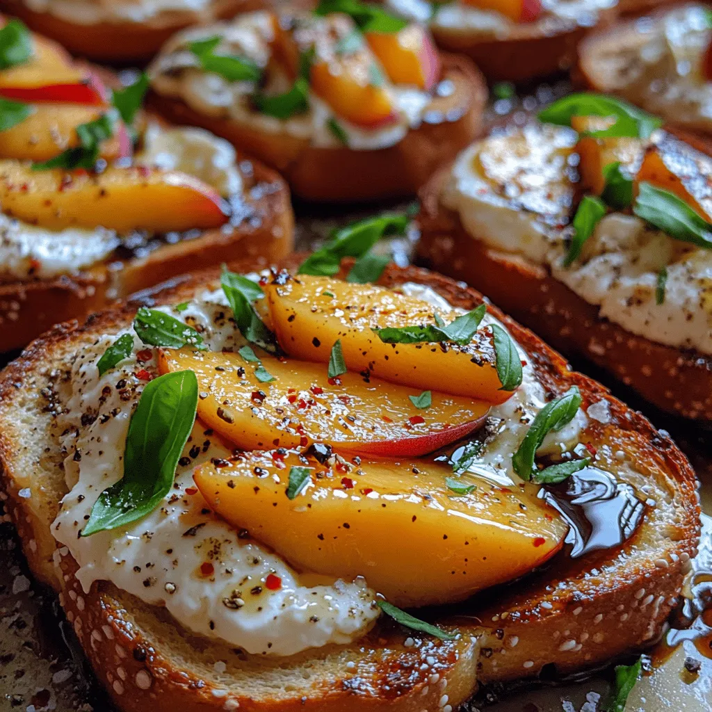 If you’ve been on the hunt for a dish that perfectly balances sweet and savory flavors, look no further than Peach and Burrata Delight Toast. This exquisite recipe brings together the succulent sweetness of fresh peaches and the rich, creamy texture of burrata cheese, offering a delightful culinary experience that is both simple and decadent. As summer rolls in, the allure of juicy, ripe peaches becomes irresistible, making this toast a seasonal favorite that showcases the best of what nature has to offer.