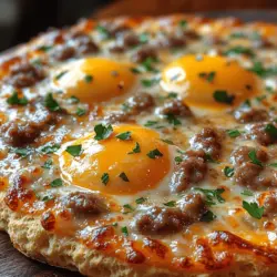 Are you ready to elevate your breakfast game to new heights? Introducing the Breakfast Bliss: Biscuit and Sausage Gravy Pizza, a delightful fusion that brings together the comforting elements of traditional breakfast favorites in a deliciously unique pizza format. This dish is not just a meal; it’s an experience that combines the fluffy goodness of biscuits with the rich, savory flavors of sausage gravy, all topped with gooey cheese.
