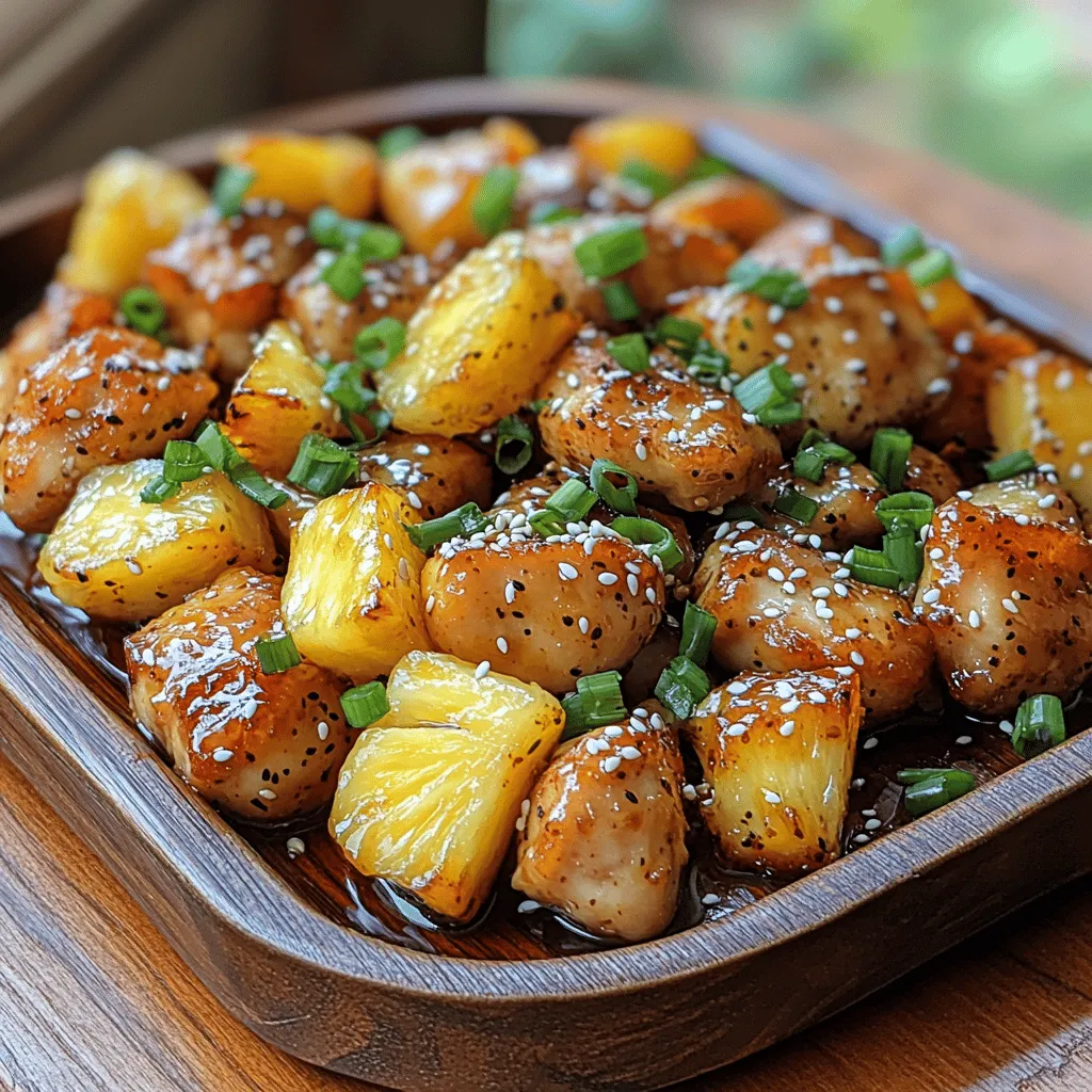 Cooking Sweet Pineapple Chicken Bites is not only simple but also incredibly rewarding. Follow these detailed steps to ensure your dish turns out perfectly every time.