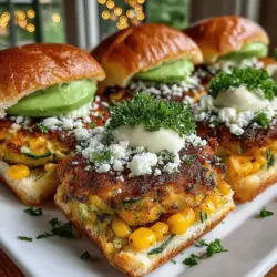 In the realm of healthy eating, finding delicious recipes that do not compromise on flavor can often feel like a daunting task. Enter the Zucchini Corn and Feta Fritter Sliders—a vibrant and delightful dish that serves as a perfect snack or light meal. These sliders combine the fresh flavors of zucchini and sweet corn with the tangy creaminess of feta cheese, resulting in a treat that is not only satisfying but also packed with nutrients. As more people seek to incorporate vegetables into their diets, this recipe exemplifies the trend of transforming traditional comfort foods into wholesome options that everyone can enjoy.