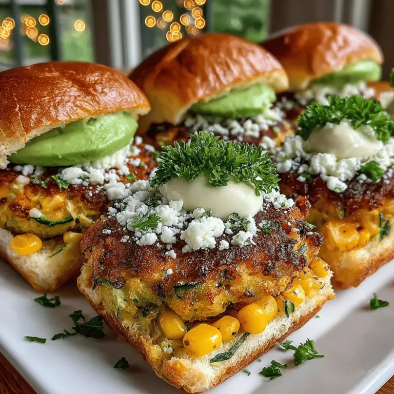In the realm of healthy eating, finding delicious recipes that do not compromise on flavor can often feel like a daunting task. Enter the Zucchini Corn and Feta Fritter Sliders—a vibrant and delightful dish that serves as a perfect snack or light meal. These sliders combine the fresh flavors of zucchini and sweet corn with the tangy creaminess of feta cheese, resulting in a treat that is not only satisfying but also packed with nutrients. As more people seek to incorporate vegetables into their diets, this recipe exemplifies the trend of transforming traditional comfort foods into wholesome options that everyone can enjoy.