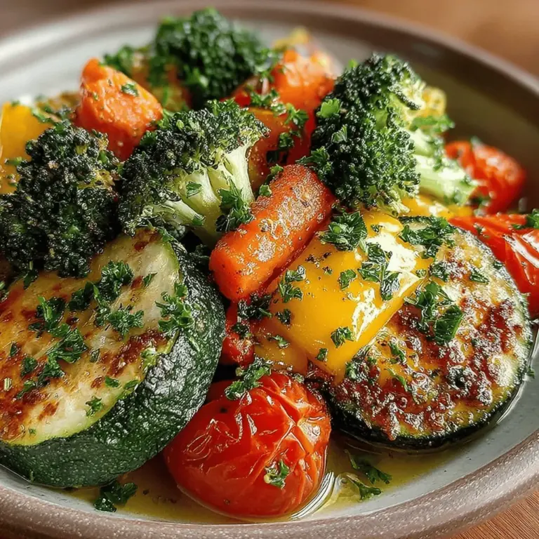 In today's health-conscious world, the importance of incorporating vegetables into our daily diet cannot be overstated. Vegetables are not only essential for maintaining a balanced and nutritious diet, but they also provide a myriad of health benefits. Rich in vitamins, minerals, and antioxidants, vegetables help support immune function, promote heart health, and reduce the risk of chronic diseases. However, many people find it challenging to enjoy vegetables in their meals due to bland preparation methods. This is where the Zesty Lemon Garlic Roasted Veggie Medley comes into play—a vibrant and flavorful dish that proves healthy eating can be delicious.