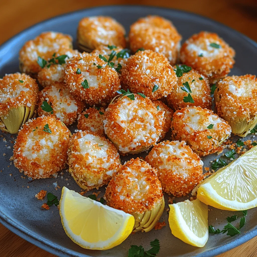 When it comes to appetizers that tantalize the taste buds, few dishes can compete with Crispy Parmesan Artichoke Hearts. This delightful recipe combines the earthy flavor of artichokes with the savory richness of Parmesan cheese, resulting in a dish that is both crispy and indulgent. Whether served at a dinner party, as a snack for movie night, or as a unique addition to a potluck, Crispy Parmesan Artichoke Hearts are sure to impress your guests and elevate any occasion.