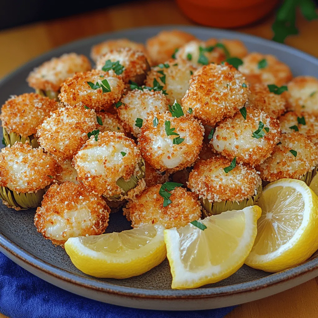 When it comes to appetizers that tantalize the taste buds, few dishes can compete with Crispy Parmesan Artichoke Hearts. This delightful recipe combines the earthy flavor of artichokes with the savory richness of Parmesan cheese, resulting in a dish that is both crispy and indulgent. Whether served at a dinner party, as a snack for movie night, or as a unique addition to a potluck, Crispy Parmesan Artichoke Hearts are sure to impress your guests and elevate any occasion.