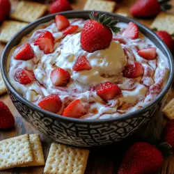 If you’re searching for a delightful treat that balances indulgence with a touch of freshness, look no further than Sweet Strawberry Cheesecake Dip. This luscious, creamy dip captures the essence of classic cheesecake in a fun, shareable format perfect for any occasion. Whether you’re hosting a lively party, enjoying a cozy family gathering, or simply treating yourself to a sweet snack, this dip is sure to impress.
