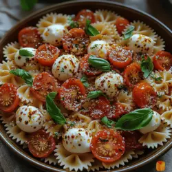 As the sun shines brighter and the days grow longer, summer calls for dishes that are light, fresh, and bursting with flavor. Pasta salads have earned their place as the quintessential summer dish, perfect for gatherings, picnics, or even leisurely lunches at home. Among the myriad of pasta salad options, the Sunny Caprese Delight Pasta Salad stands out. This vibrant and refreshing dish combines the classic flavors of a Caprese salad with the heartiness of pasta, making it an ideal choice for those seeking a delightful culinary experience.
