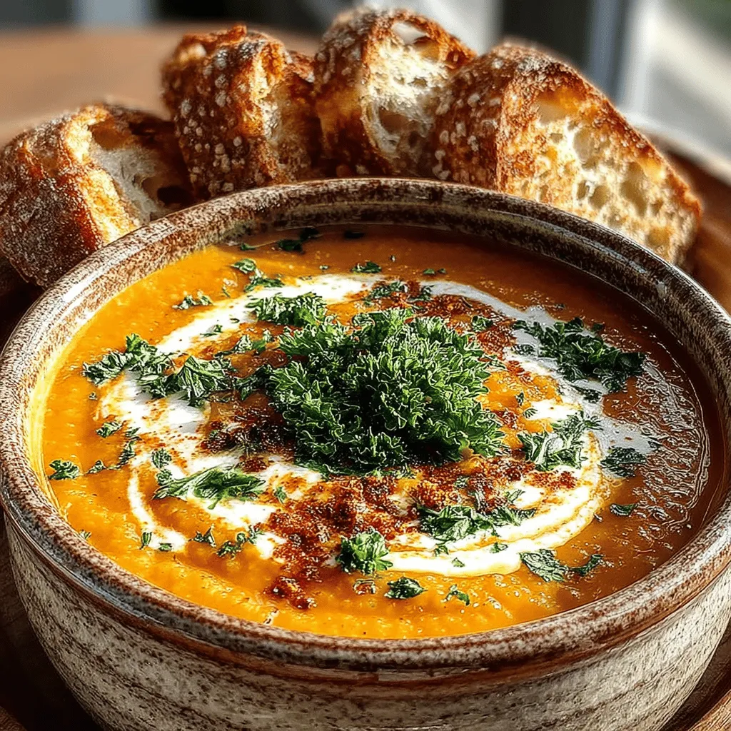 When the temperature drops and the days grow shorter, there's nothing quite like a warm bowl of creamy soup to bring comfort and nourishment. One such culinary gem is Creamy Roasted Carrot & Parsnip Soup. This delightful dish not only warms you up but also offers a rich, velvety texture that makes it a favorite for both family dinners and sophisticated gatherings. The natural sweetness of roasted carrots and parsnips blends seamlessly with aromatic spices, creating a soup that is as pleasing to the palate as it is to the eye.