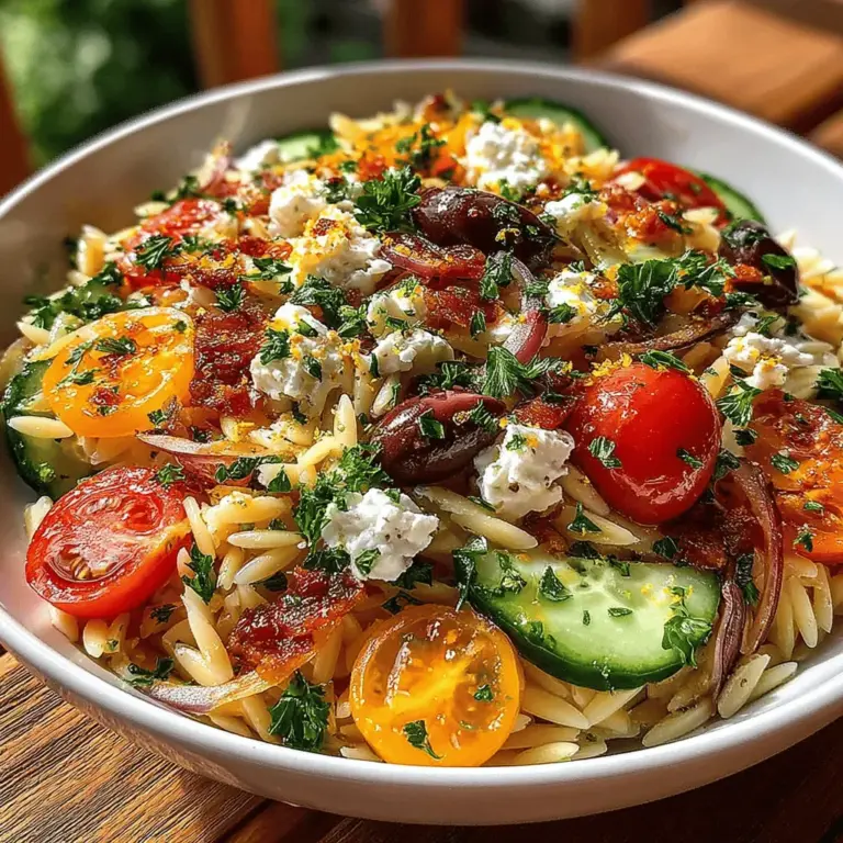 To create the perfect Chilled Mediterranean Orzo Salad, precise vegetable preparation is crucial. Uniform dicing and chopping not only enhance the aesthetic appeal of the dish but also ensure that each bite delivers a consistent flavor profile. Here's how to achieve that: