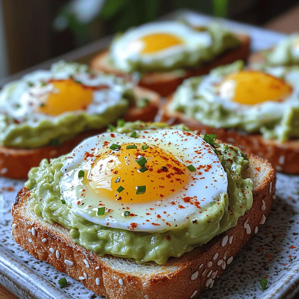 To create the ultimate creamy avocado egg toast, it's crucial to understand each ingredient and its role in this vibrant dish. Let's delve into the main components that elevate this recipe.