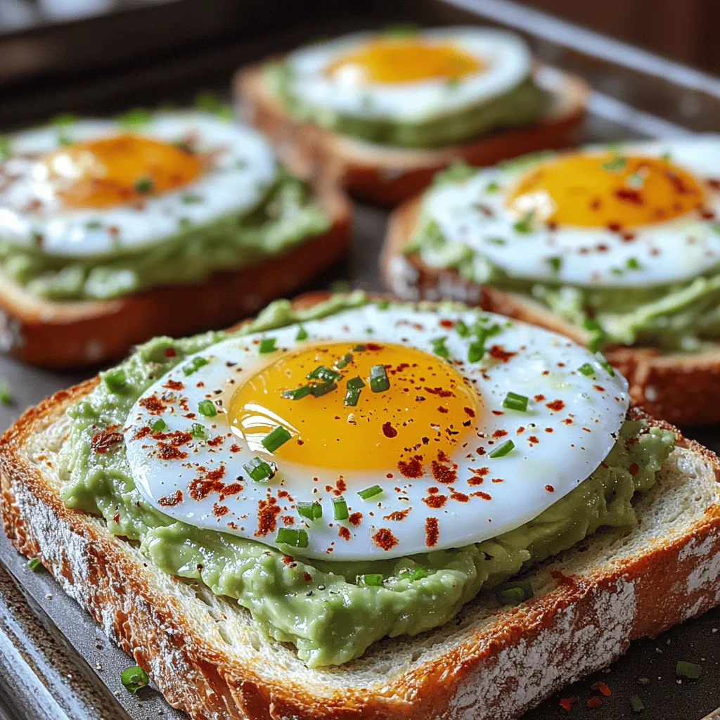 To create the ultimate creamy avocado egg toast, it's crucial to understand each ingredient and its role in this vibrant dish. Let's delve into the main components that elevate this recipe.