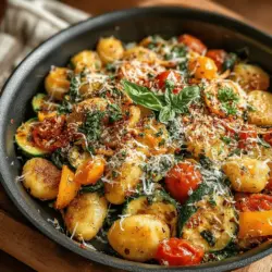 If you're feeling adventurous and want to elevate your Garlic Butter Veggie Gnocchi Skillet, consider making your own gnocchi from scratch. Here are some tips to help you achieve the perfect homemade gnocchi: