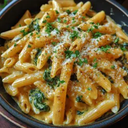 In today’s fast-paced world, finding a meal that is both quick to prepare and packed with nutrition can feel like a daunting task. Enter the Creamy Spinach Pasta Skillet—a delightful dish that checks all the boxes for busy individuals and families. This recipe combines the comforting allure of pasta with the rich, velvety texture of a creamy sauce, all while incorporating the vibrant goodness of spinach. Not only is it a satisfying meal to whip up on a weeknight, but it also offers a bounty of health benefits, making it a must-try for anyone looking to nourish their body without sacrificing flavor.