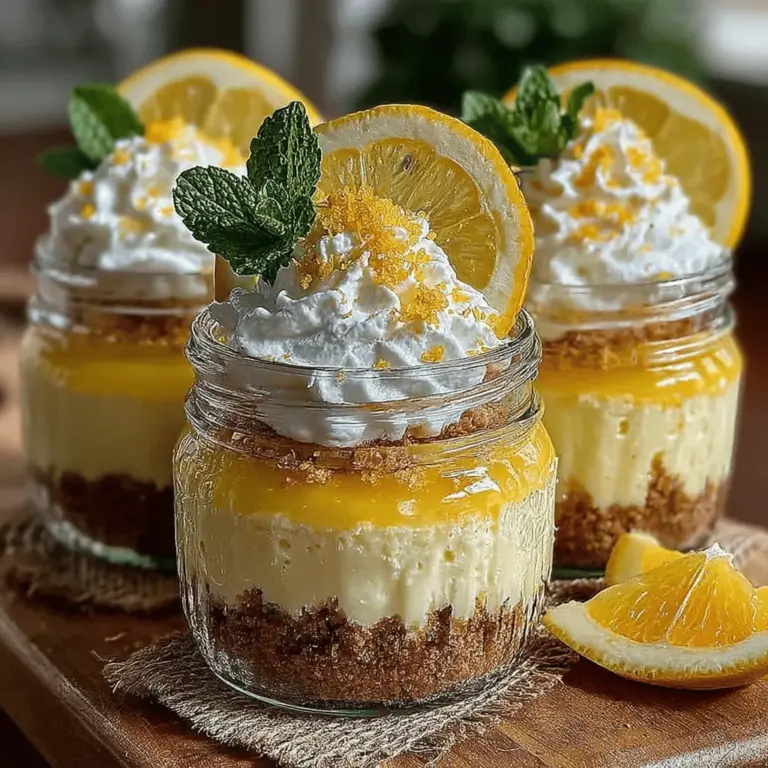 As the temperatures rise and the sun shines brighter, the craving for refreshing desserts intensifies. Lemon desserts, in particular, hold a special place in our hearts during the warmer months. Their bright, tangy flavor invigorates the palate, making them the perfect treat to cool off on a hot day. Among the myriad of lemon-inspired sweets, the Zesty Lemon Cream Pie in a Jar stands out as both a delightful indulgence and a visually appealing option. This innovative dessert combines the classic flavors of lemon pie with the convenience of individual servings, all beautifully presented in jars.
