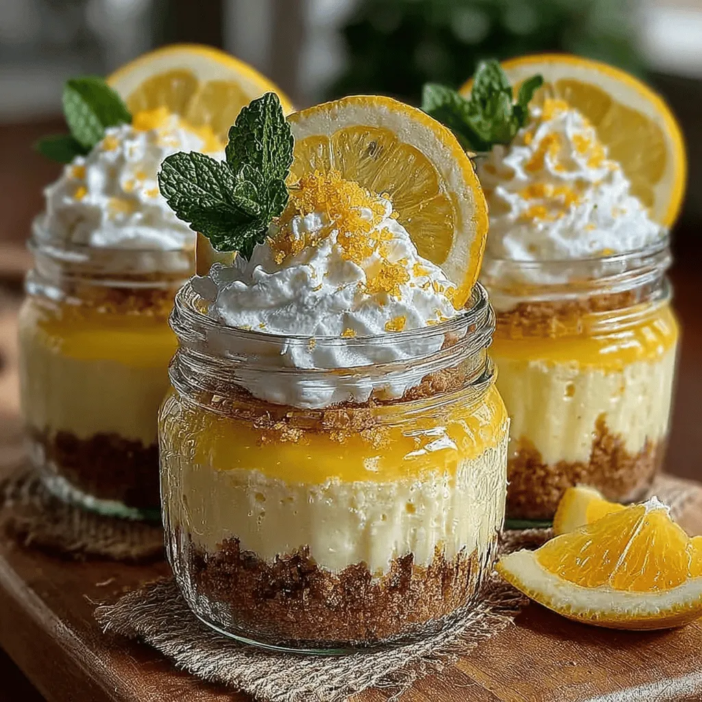 As the temperatures rise and the sun shines brighter, the craving for refreshing desserts intensifies. Lemon desserts, in particular, hold a special place in our hearts during the warmer months. Their bright, tangy flavor invigorates the palate, making them the perfect treat to cool off on a hot day. Among the myriad of lemon-inspired sweets, the Zesty Lemon Cream Pie in a Jar stands out as both a delightful indulgence and a visually appealing option. This innovative dessert combines the classic flavors of lemon pie with the convenience of individual servings, all beautifully presented in jars.
