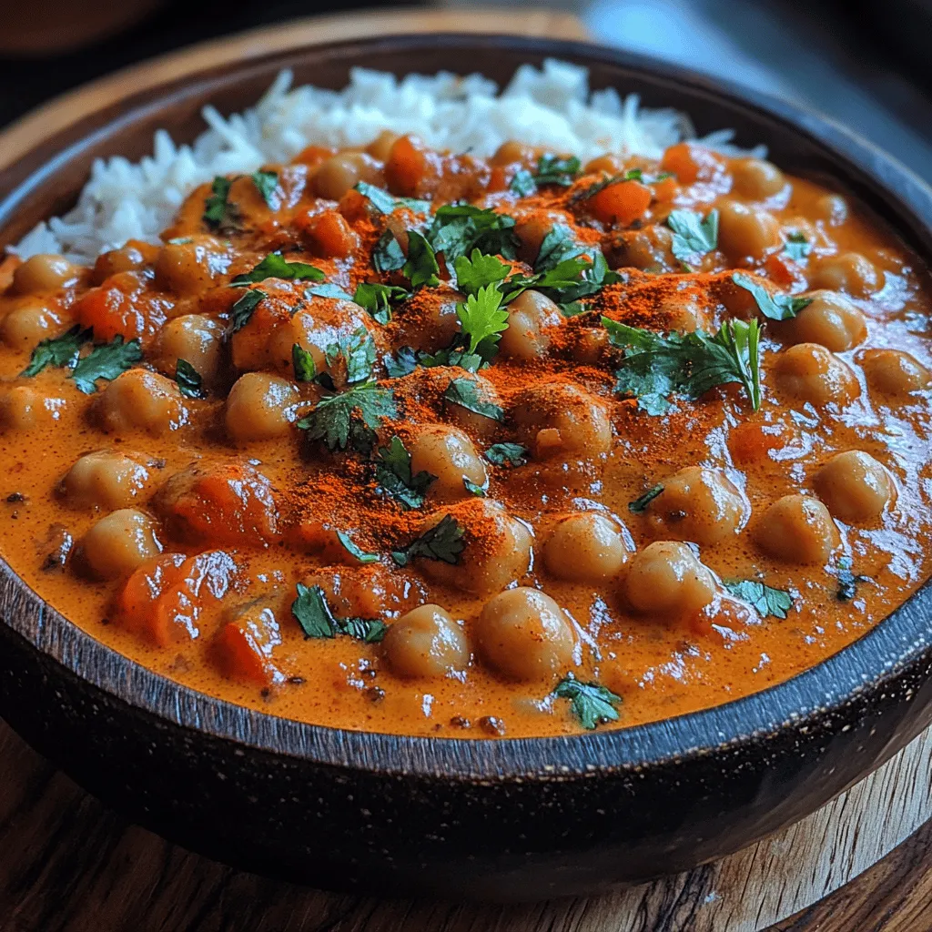 Creamy Tomato Chickpea Curry is a delightful fusion of flavors and textures that has captured the hearts of food lovers across the globe. This dish is not only comforting and satisfying but also brings a vibrant splash of color to your dining table. The combination of chickpeas, tomatoes, and aromatic spices creates a rich and creamy sauce that is both hearty and nourishing. Whether you're a seasoned cook or a culinary novice, this recipe is accessible and rewarding, making it a staple in many households.