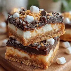 Making S'mores Delight Fudge Bars is a straightforward process that combines the rich flavors of chocolate, marshmallows, and graham crackers into an indulgent treat. Follow these detailed instructions to ensure your fudge bars turn out perfectly every time.