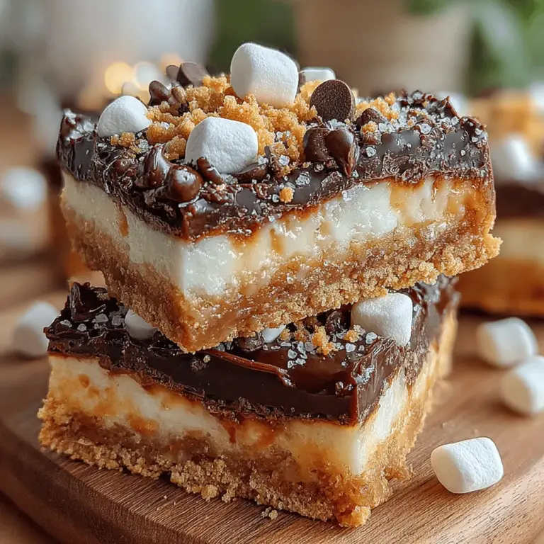 Making S'mores Delight Fudge Bars is a straightforward process that combines the rich flavors of chocolate, marshmallows, and graham crackers into an indulgent treat. Follow these detailed instructions to ensure your fudge bars turn out perfectly every time.