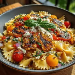 As the sun shines brightly and the days stretch longer, summer beckons us to enjoy the great outdoors, and what better way to savor this vibrant season than with a refreshing Summer Breeze Grilled Corn Pasta Salad? This delightful dish combines the sweetness of grilled corn with the heartiness of pasta, creating a perfect balance that speaks to the essence of summer dining. Whether you’re hosting a backyard barbecue, attending a potluck, or simply enjoying a casual meal al fresco, this pasta salad serves as a versatile option that can be either a satisfying main course or a delightful side dish.