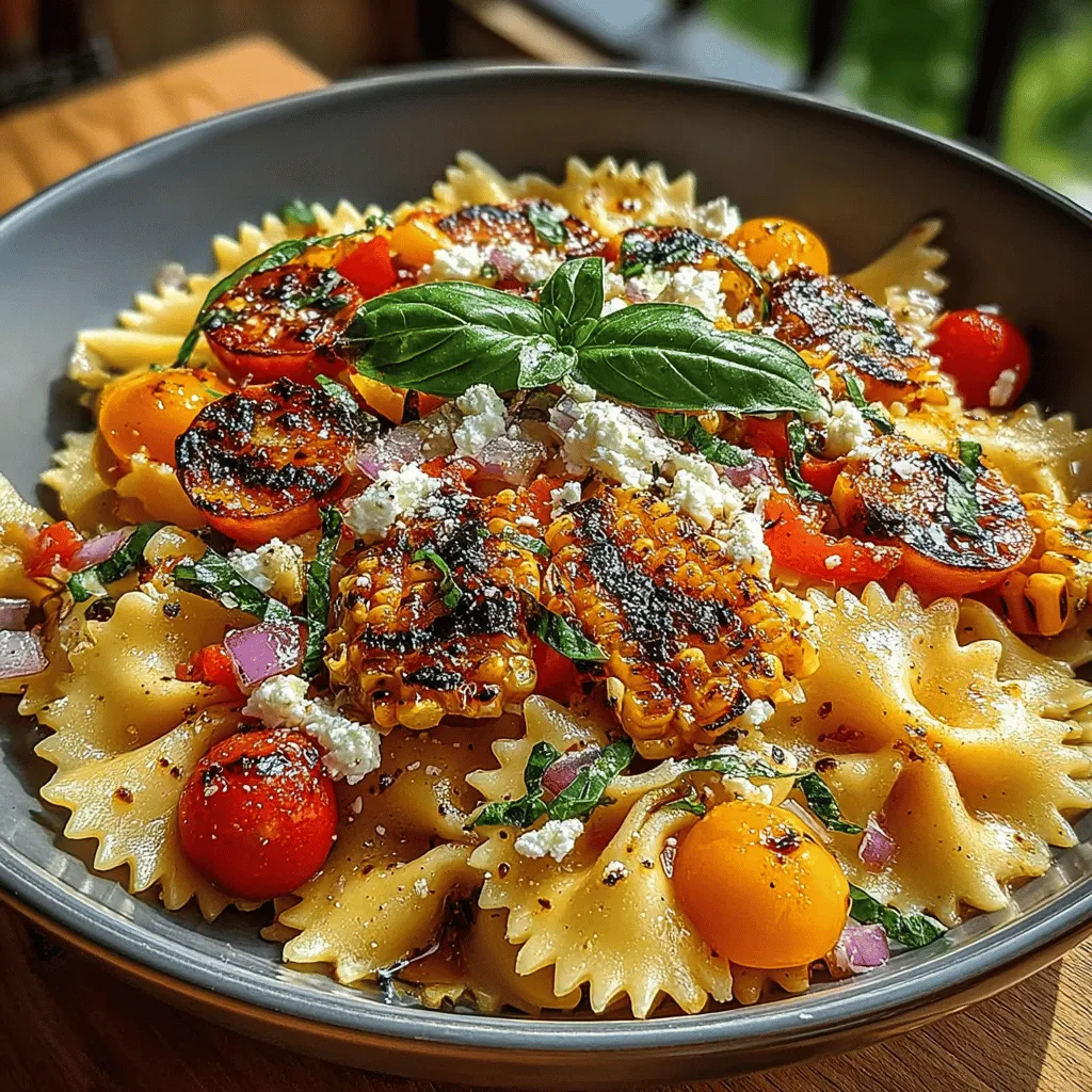 As the sun shines brightly and the days stretch longer, summer beckons us to enjoy the great outdoors, and what better way to savor this vibrant season than with a refreshing Summer Breeze Grilled Corn Pasta Salad? This delightful dish combines the sweetness of grilled corn with the heartiness of pasta, creating a perfect balance that speaks to the essence of summer dining. Whether you’re hosting a backyard barbecue, attending a potluck, or simply enjoying a casual meal al fresco, this pasta salad serves as a versatile option that can be either a satisfying main course or a delightful side dish.