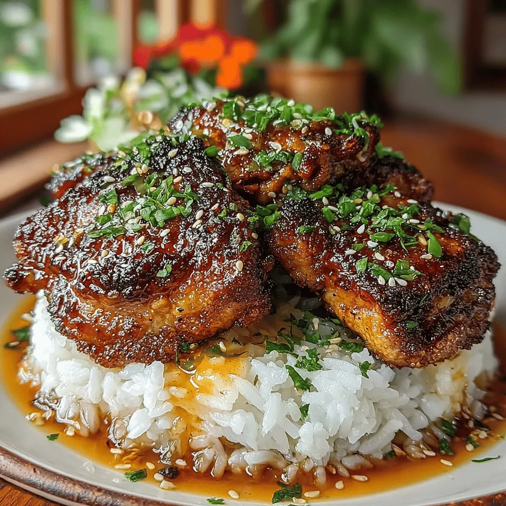 If you're searching for a meal that strikes the perfect balance between simplicity and flavor, look no further than Sticky Garlic Soy Chicken with Sesame Rice. This dish embodies the essence of comfort food while being surprisingly easy to prepare, making it an excellent choice for weeknight dinners or casual gatherings. The combination of sweet, savory, and spicy notes creates a symphony of flavors that will tantalize your taste buds and leave you coming back for seconds.