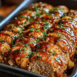 Meatloaf has long held a cherished place in American cuisine, celebrated for its comforting flavors and satisfying texture. This classic dish, often associated with family gatherings and home-cooked meals, has evolved over the years. Today, we’re excited to present a fresh take on this beloved staple: Tangy BBQ Turkey Meatloaf. This recipe not only retains the comforting essence of traditional meatloaf but also introduces a delightful twist by using ground turkey and zesty barbecue flavors, making it a standout choice for your dinner table.