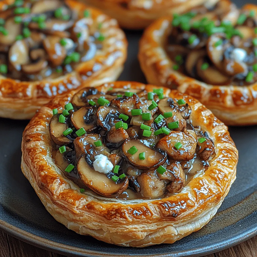 In the world of culinary delights, few combinations evoke a sense of comfort and sophistication quite like mushrooms and goat cheese. These two ingredients, with their distinct yet complementary flavors, come together beautifully in the Savory Mushroom & Goat Cheese Delights. Perfectly suited for any occasion—be it an elegant dinner party or a casual gathering—these tartlets encapsulate the essence of gourmet snacking. With a flaky puff pastry base that cradles a luscious filling of sautéed mushrooms, aromatic herbs, and tangy goat cheese, they promise to impress your guests and satisfy your taste buds.