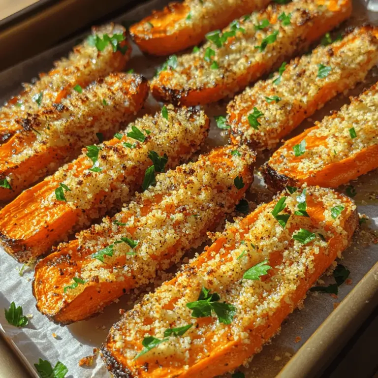If you're searching for a delicious yet healthier alternative to traditional French fries, look no further than Crispy Parmesan Carrot Fries. This creative recipe transforms humble carrots into a gourmet snack that satisfies your cravings without the guilt. With an increasing trend towards vegetable-based snacks, these carrot fries stand out not only for their appealing taste but also for their nutritional benefits, making them an excellent choice for health-conscious eaters.