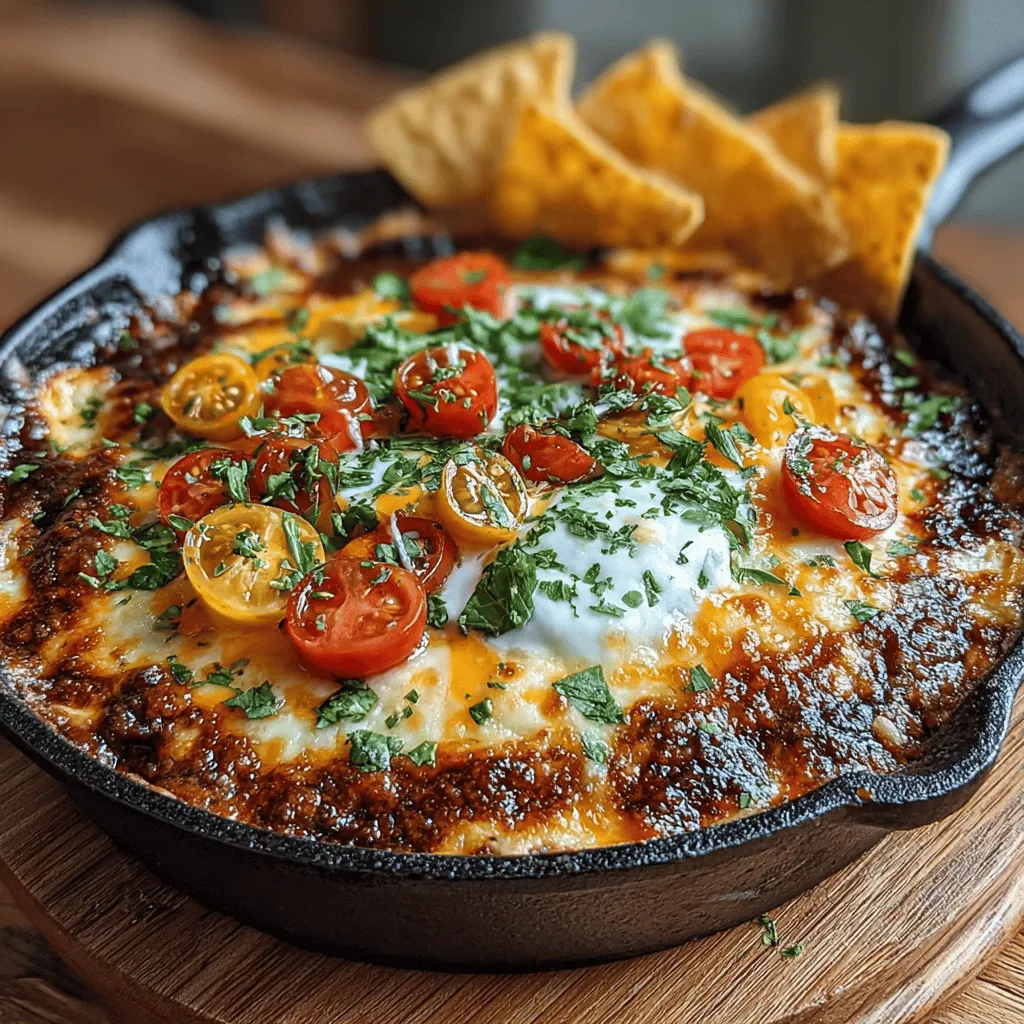 If you're looking for a crowd-pleasing dish that combines comfort and nutrition, look no further than the Cheesy Black Bean & Avocado Queso Skillet. This delightful recipe is not only easy to prepare but also packed with flavors that will tantalize your taste buds. Imagine a warm, bubbling skillet filled with creamy cheese, hearty black beans, and fresh avocado, all begging to be scooped up with tortilla chips or enjoyed as a filling for tacos. Whether you're hosting a game day gathering, a casual get-together with friends, or simply craving a cozy night in, this queso skillet is sure to impress.