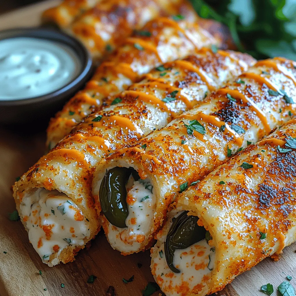 Jalapeño poppers have long been a favorite among snack enthusiasts, known for their perfect blend of heat and creaminess. This beloved appetizer has inspired countless variations, each adding a unique twist to the classic recipe. One such delightful variation is the Crunchy Jalapeño Popper Wraps, which are not only easy to make but also pack a flavor punch that will satisfy both spice lovers and those who prefer milder tastes. These wraps combine the beloved flavors of jalapeño poppers with the convenience of handheld snacks, making them an ideal choice for parties, game day gatherings, or even casual weeknight dinners.